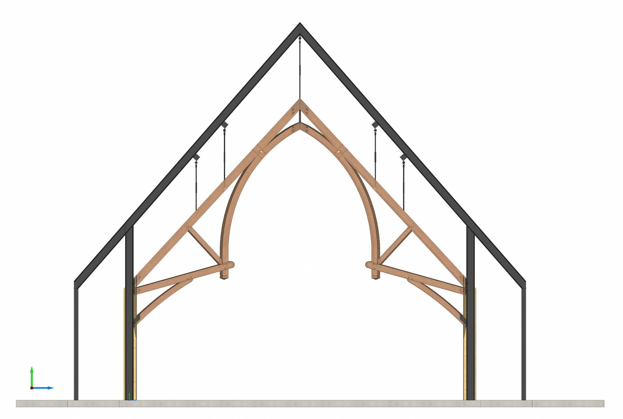 Designs For the Saint Andrew's Church Ceiling Arches