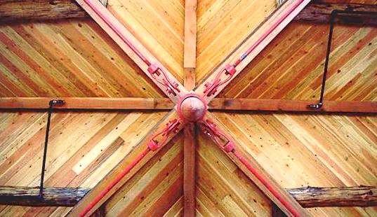 Log Ceiling Beams