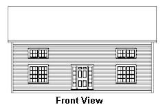 Timber Frame Design Front View