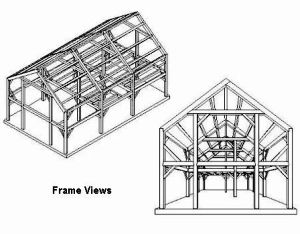 3d Shop Drawing of 24x40 Design