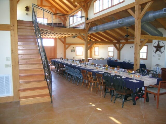 Post & Beam Barn Interior
