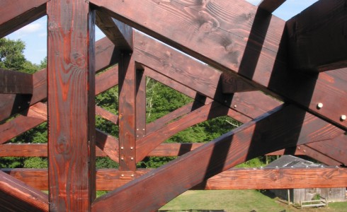 Gorgeous King Post Trusses