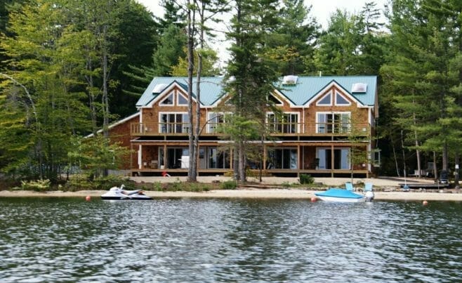 Timber Framed Lakehouse