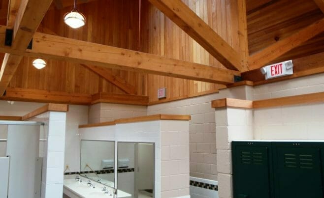 Park Wood Beam Interior