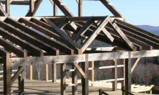 Weathered Wood Beams