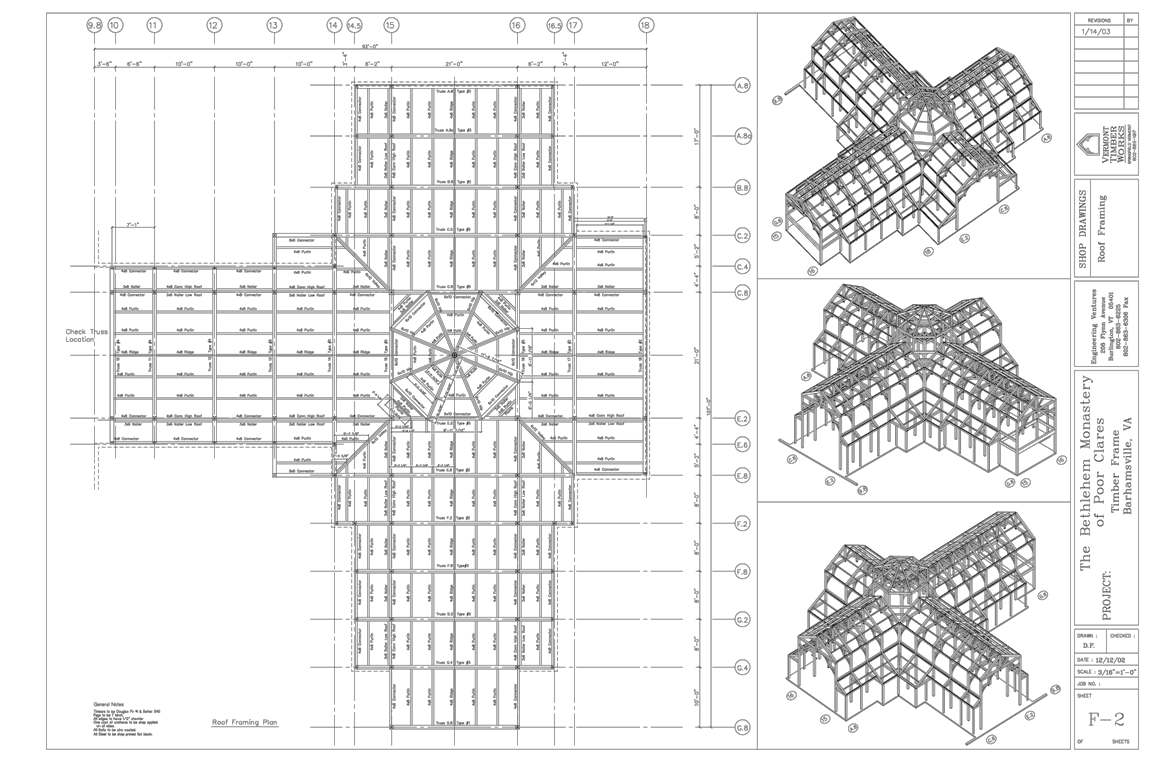 What are Timber Frame Shop Drawings?