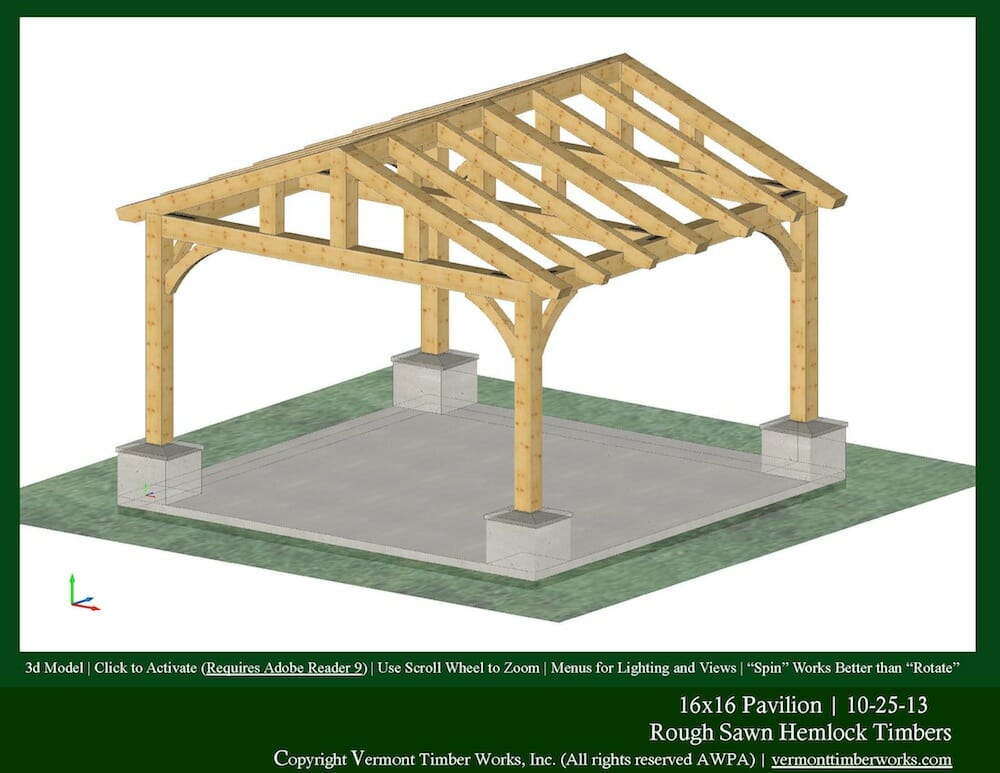 Do You Have Plans For A Simple Pavilion I Can Build Myself?