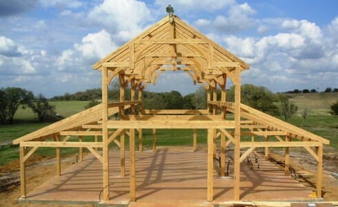 Texas Barn | Hammer Beam Truss