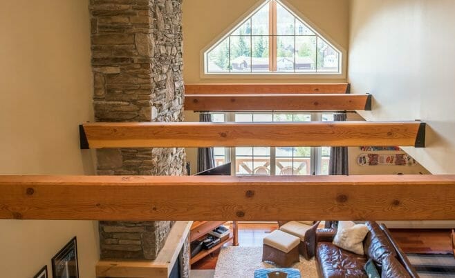 Interior of Founders Lodge in VT