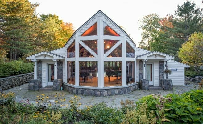 Exterior of a Dance Hall in Vermont