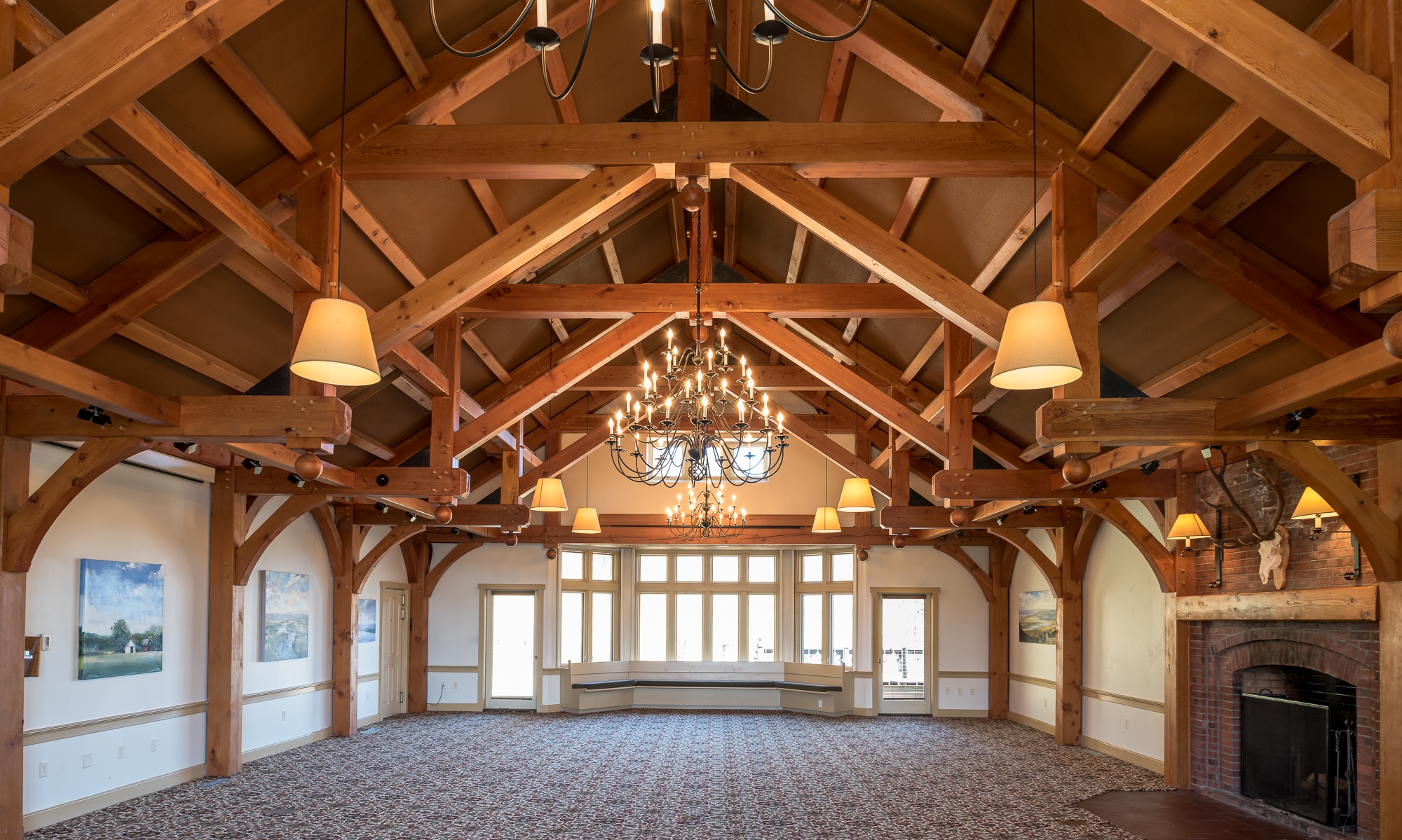 Timber Framed Hammer Beam Truss