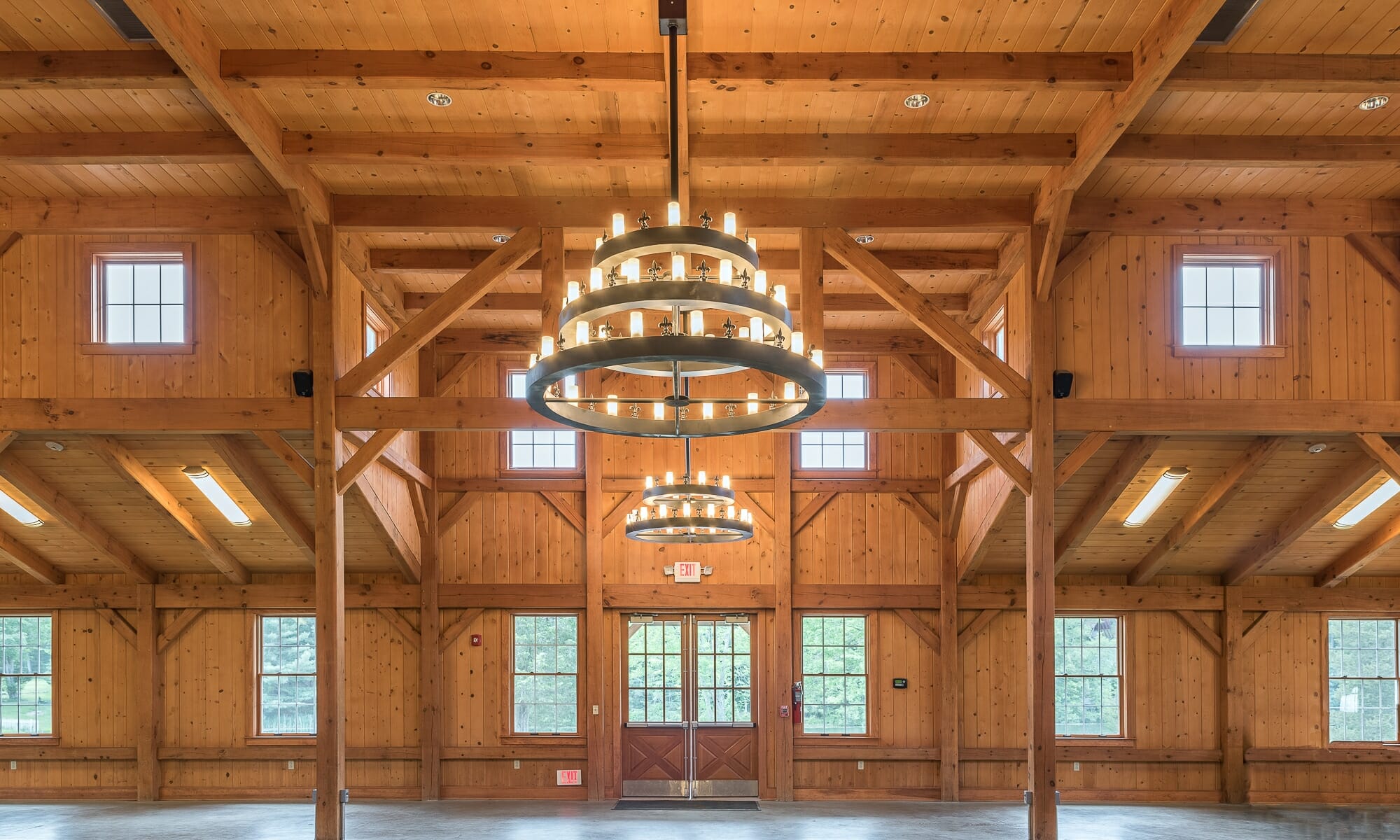 Heavy Timber Frame Dining Hall for a Boy Scout Camp in CT