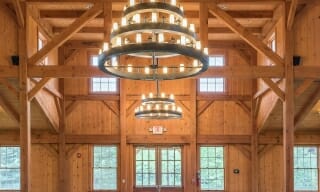 Timber Frame Deer Lake Dining Hall
