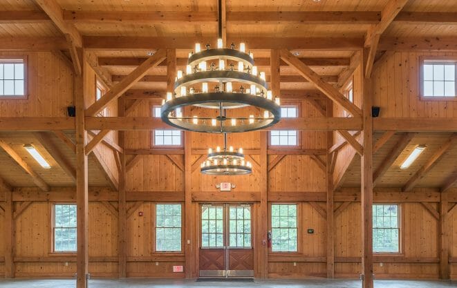Heavy Timber Frame Dining Hall for a Boy Scout Camp in CT