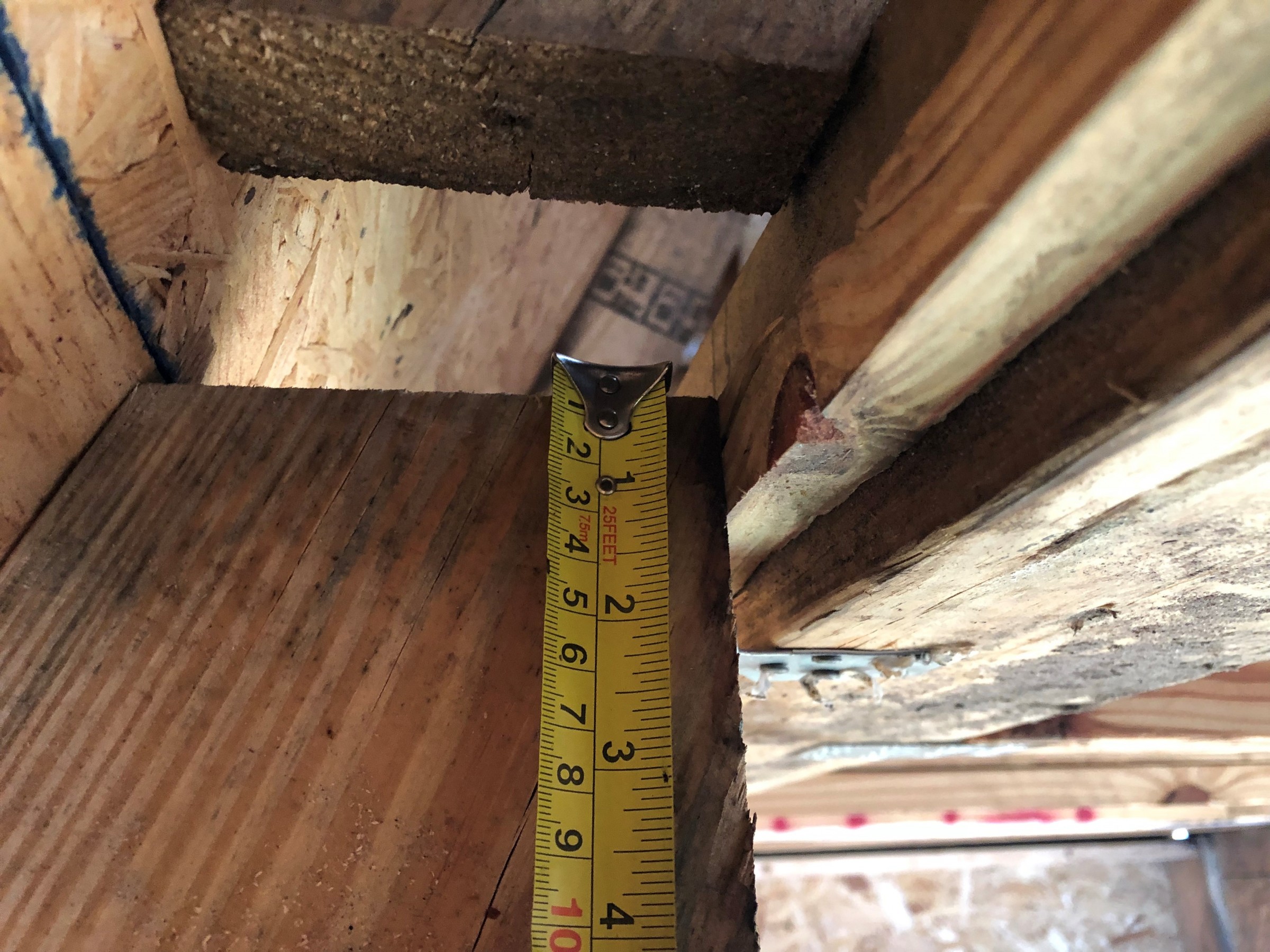 Properly Supported Roof Trusses