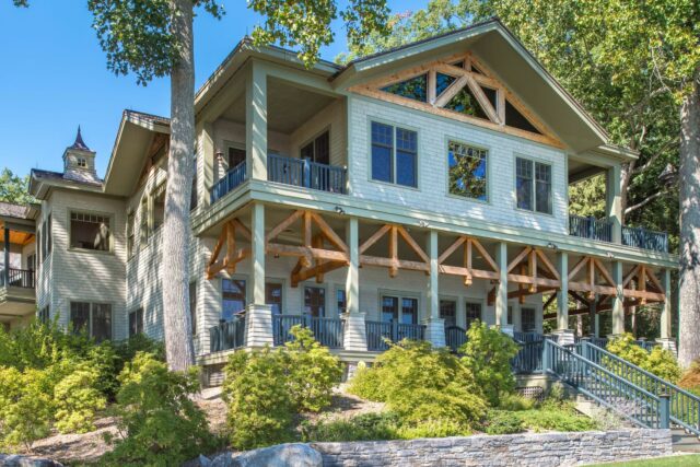 Timber Framed Lake House