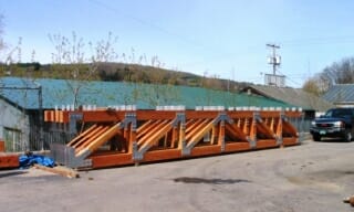 Girder Trusses with Galvanized Gusset Plates