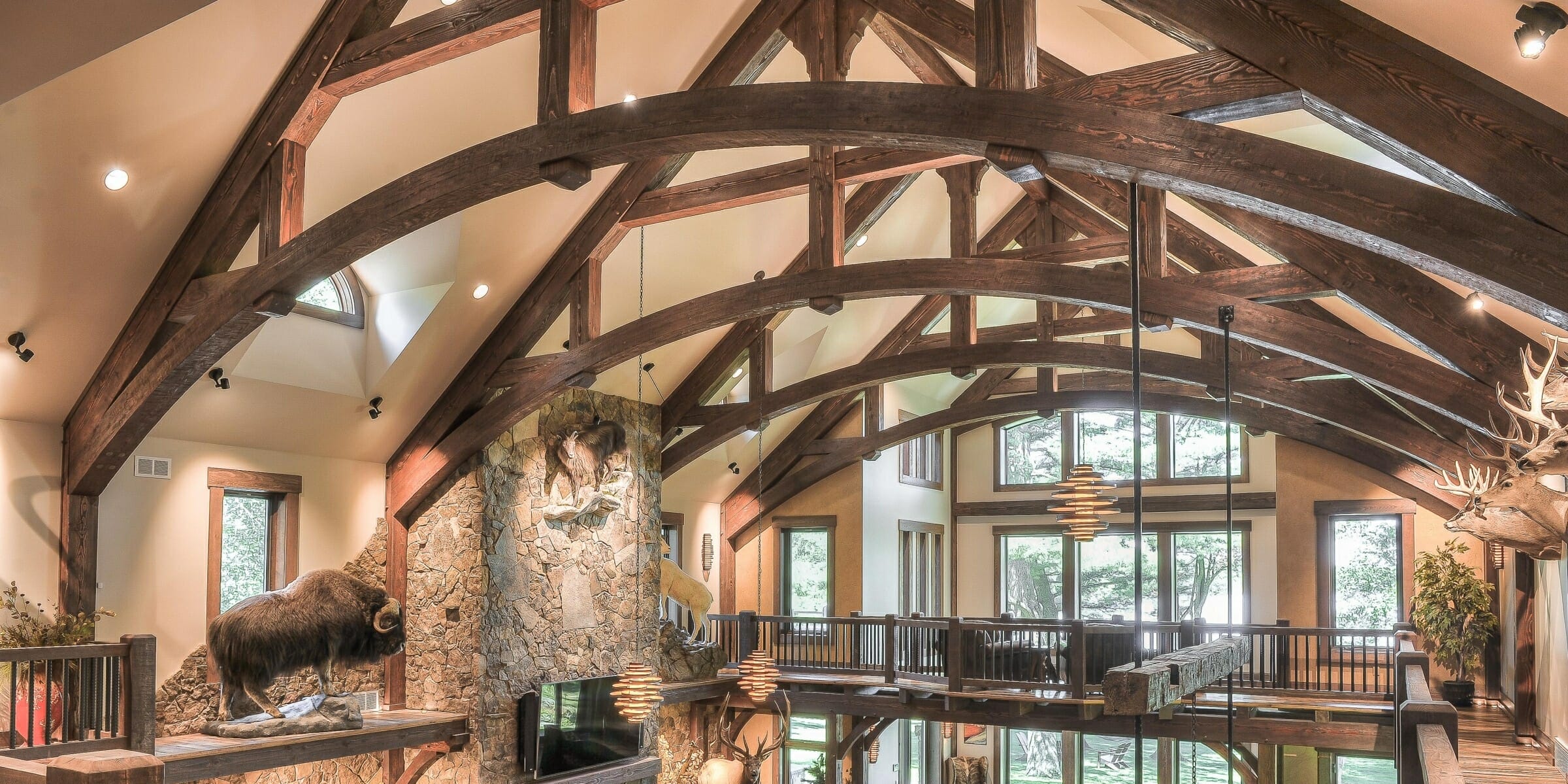 Arched King Post Truss