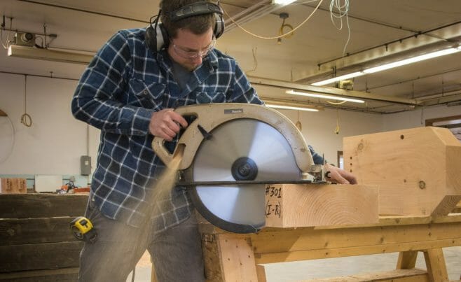 Cutting Heavy Timbers