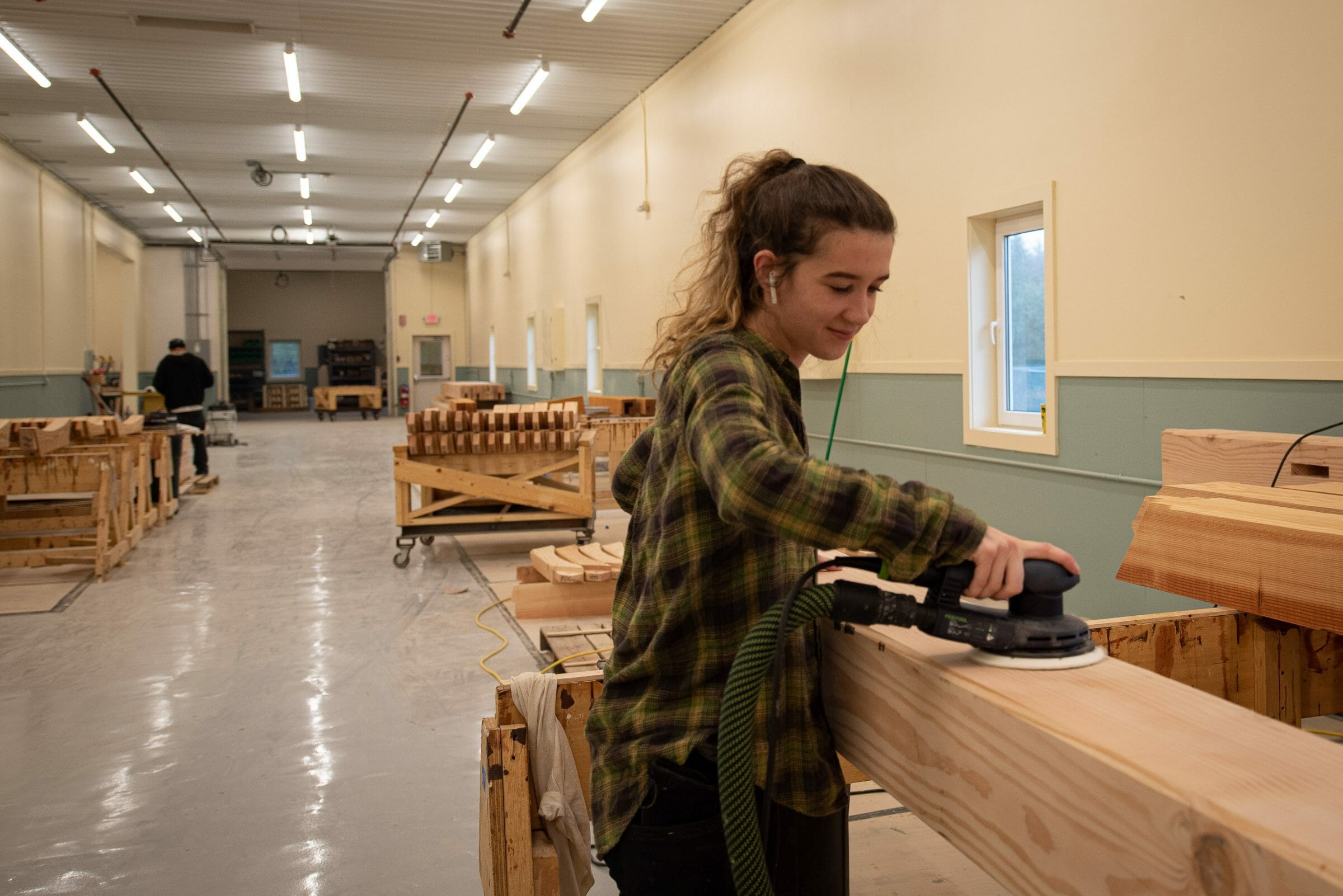 Sanding and Finishing Timbers in the Shop