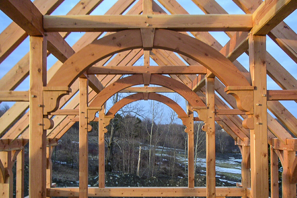 Fancy Arched Timber Truss