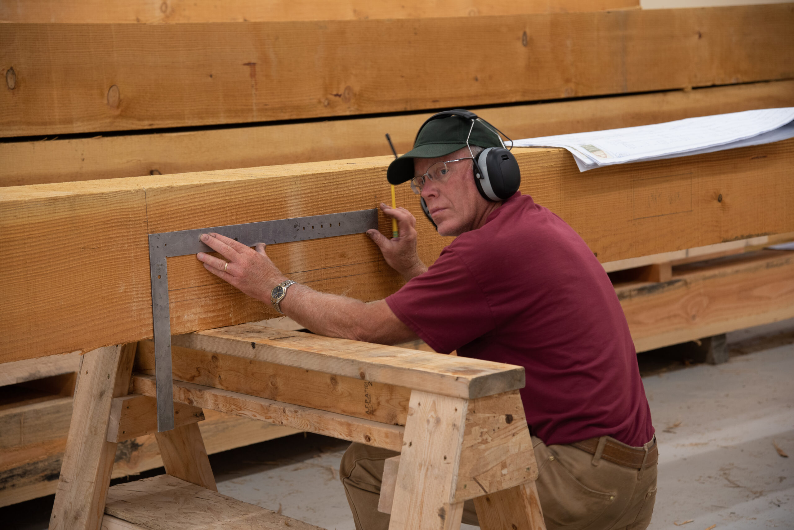 Laying out Joinery on a Timber Frame