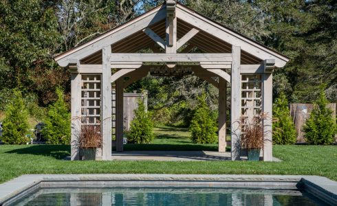 16' x 16' Cedar Pool Pavilion
