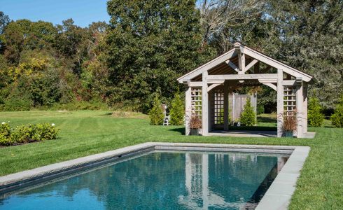 Pavilion by a Swimming Pool