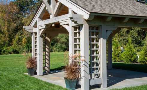 Custom Timber Scroll Work and Trellis