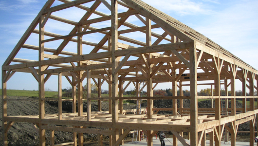 Barn Beams for a Country Barn