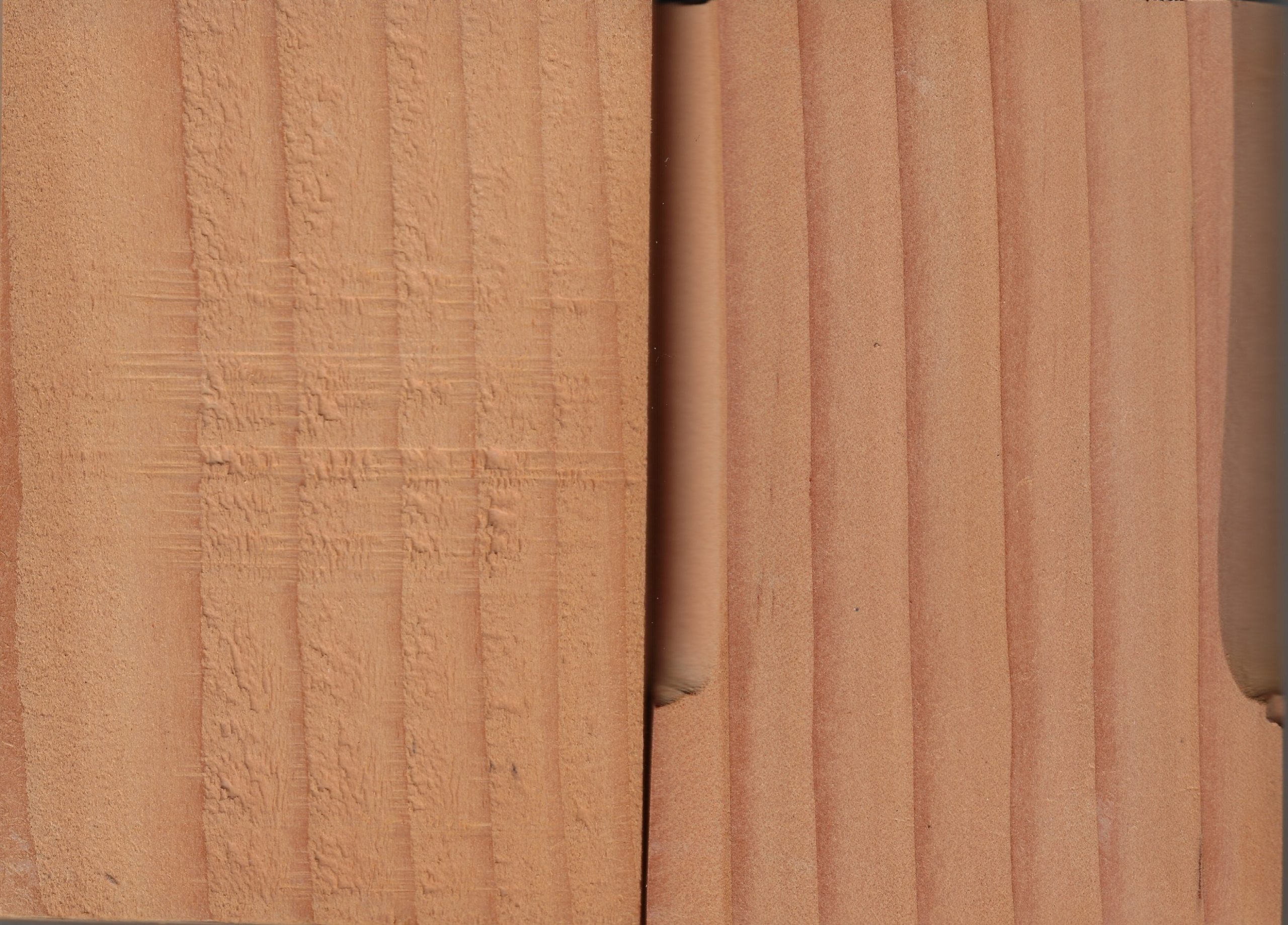 Douglas Fir timber stained with Amber