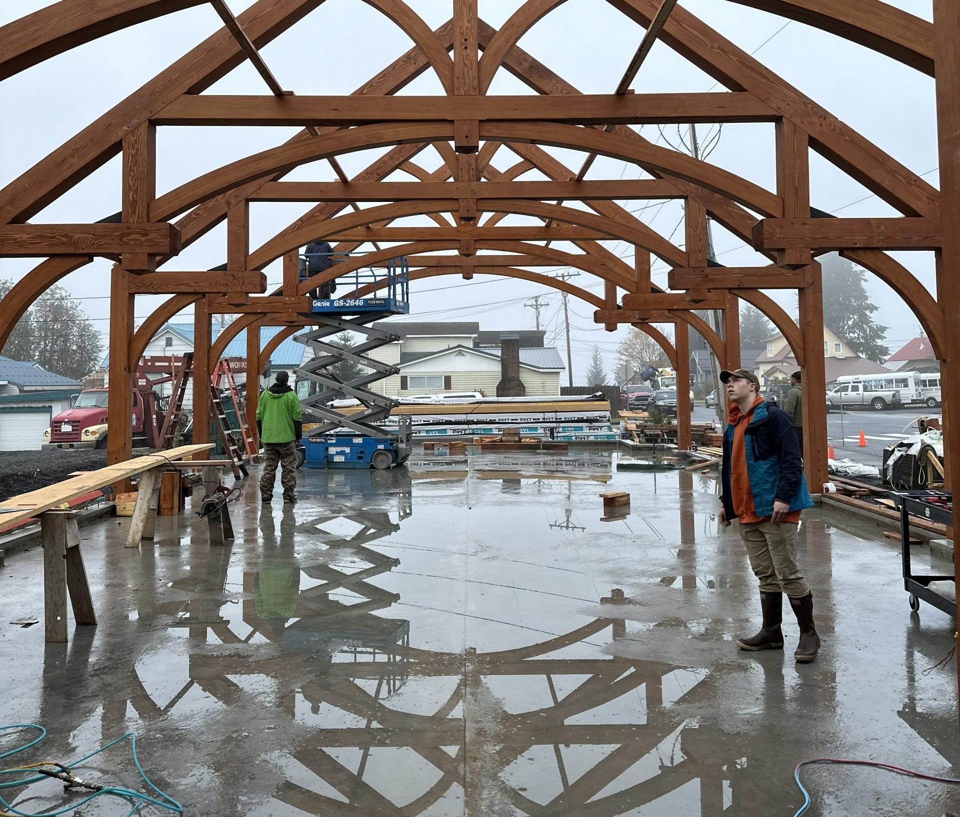 Heavy Timber Trusses in Alaska