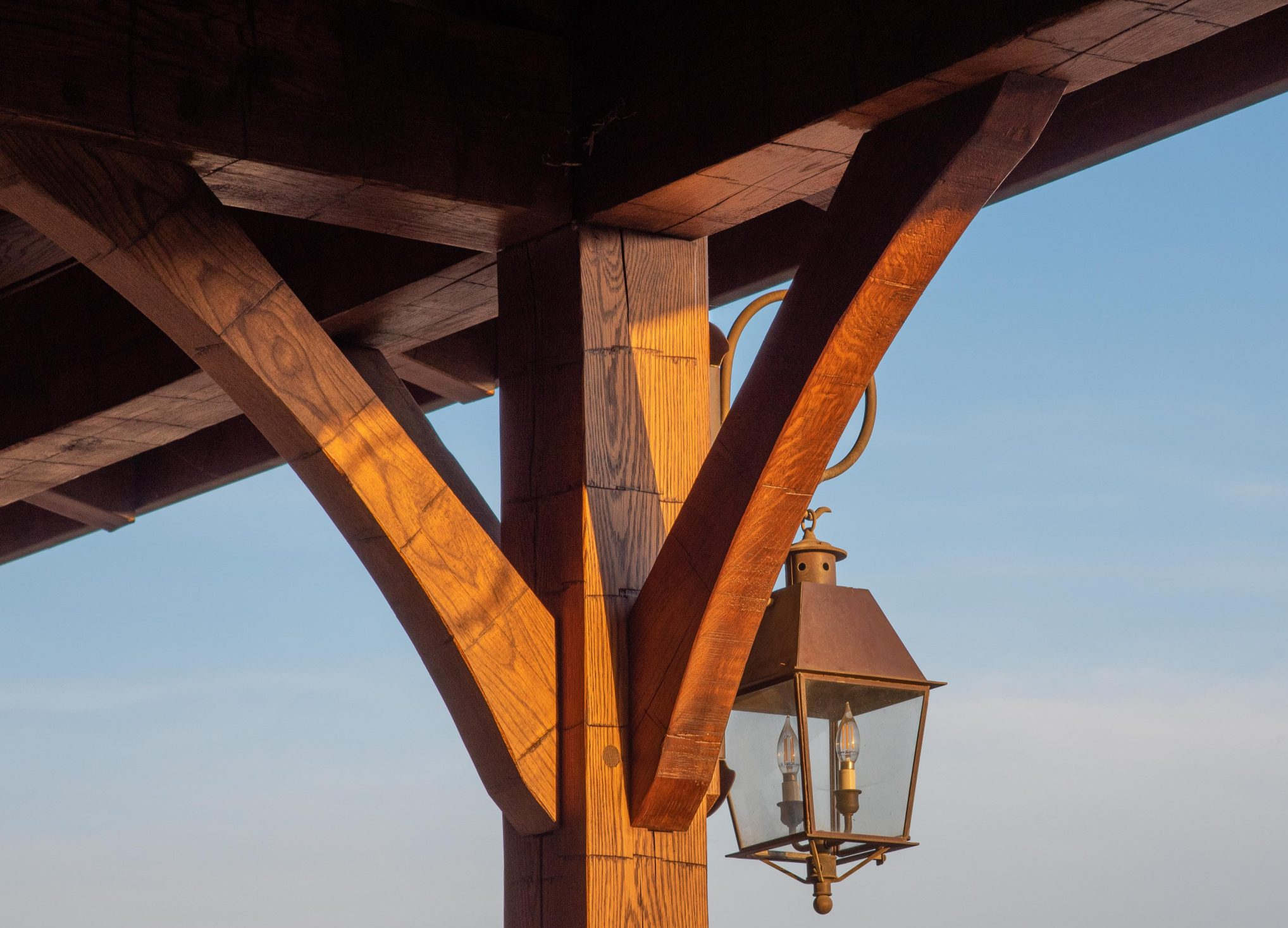 Rough Hewn Oak Timber Frame
