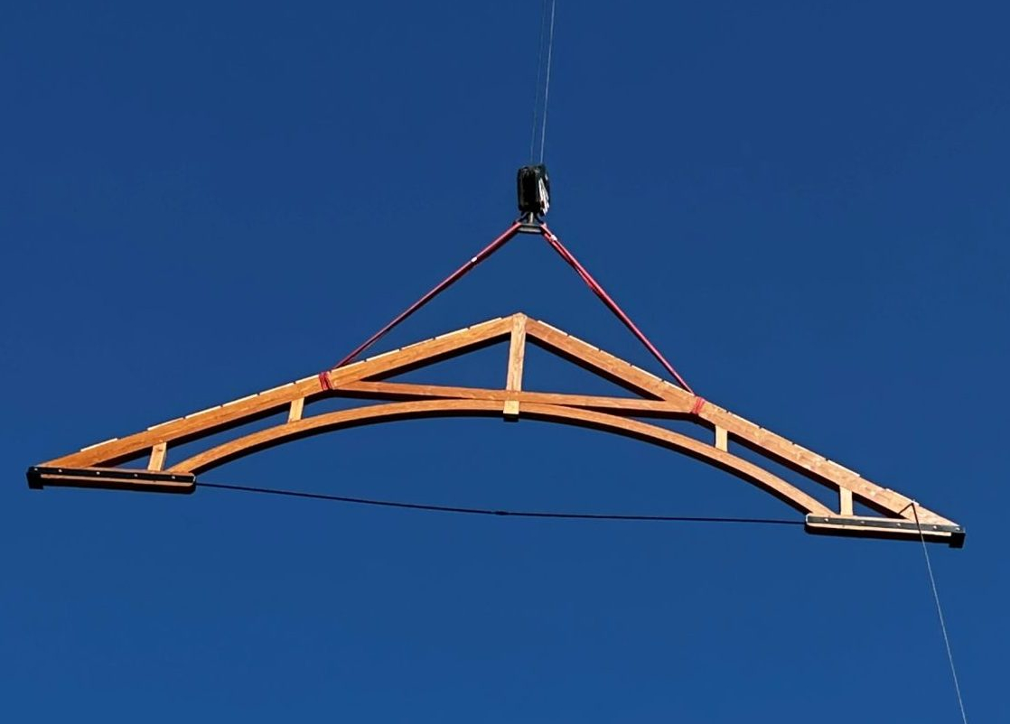 Arched Heavy Timber Church Truss