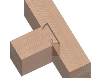 Rendering of dovetail Joint