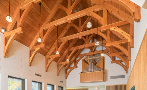 Westminster Presbyterian Church with Hammer Beam Trusses